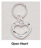 OPEN HEART - Dazzling Dog Collar Charm
