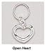 Pet Supplies : OPEN HEART - Dazzling Dog Collar Charm
