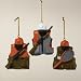 3 RESIN DUCKS UNLIMITED HUNTING & FISHING VEST ORNS 3/ASSTD: 2EA HUNTING & 1EA FISHING.