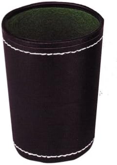 Cubilete De Cuero - Leather Dice Cup - Black