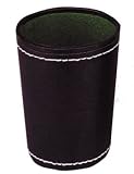 Cubilete De Cuero - Leather Dice Cup - Black