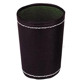 Cubilete De Cuero - Leather Dice Cup - Black