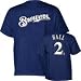 Bill Hall Milwaukee Brewers Name and Number Shirt