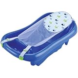 The First Years Infant To Toddler Tub with Sling, Blue