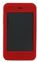 (2nd and 1st Generation) Ultra Thick 1mm Premium Silicone Skin Case Cover with Screen Protector for iPod Touch 2 and Touch 8gb 16gb 32gb MP3 Player + (2nd Gen Skin Comes with Bonus Young Micro Nike+ Sensor Silicone Pouch - 6 Color Options, Gen 2 Big Grip Red
