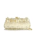 Review Maddalena Marconi  / Maddalena Marconi Ivory Beaded Lace Evening Clutch w/Chain Strap