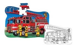 Learning Journey 30-pc. Puzzle Doubles Fire Truck Floor Puzzle