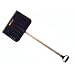 Snow Scoop Shovel With Wooden Shaft and Plastic Handle