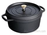 Review Staub  / Staub 2 qt. Round Cocotte (Black Matte with Brass Knob)