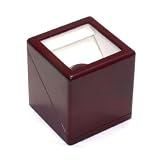 Watch Winder Box For One Automatic Watch Black Glossy Finish