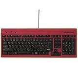 シグマAPO USBハブ2ポート搭載パンタグラフキーボード レッド EIPH108RD