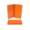Giorgio Fedon 1919 Class - Women's Orange Grained Leather Large Wallet