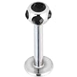 14 Gauge Black Five-Gem Labret Monroe- 3/8"