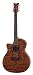 Dean Guitars Exotica A/E Lefty Bubinga Wood Acoustic-Electric Guitar, Left Handed with Aphex