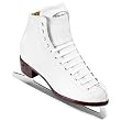 Riedell Yellow Ribbon Youth Girls Figure Skates - White Youth 12