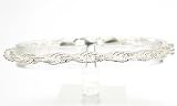 Image of Sterling Silver Diamond Cut Open Twist Prince Of Wales Bracelet By The Olivia Collection
