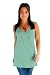 Summer Tank Top Blouse for Women (Malachite, Small) Eco Friendly Bamboo Jersey Fabric Clothes Best Christmas gifts 2011 top ten unique unusual holiday Christmas Xmas gift ideas gifts presents most popular creative Christmas gift suggestions 2011 cool holiday Christmas gifts Tunic Shirts Perfect Cool Gift Present Women Sister Her - Bamboo Tunic 0057 - Malachite - Small