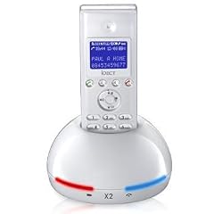 iDECT X2 DECT Schnurlostelefon mit inverse Display und beleuchteter Tastatur weiß