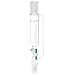 Chemglass CG-1712-03 Glass Cylindrical Style Graduated Addition Funnel, with 2mm PTFE Stopcock, 250mL Capacity