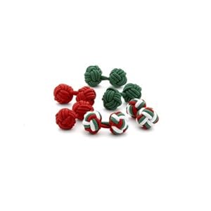 Jolly Silk Knot Cufflinks [Jewelry]