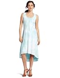 Karen Kane Women’s Tie Dye Maxi Dress, Aqua, Medium