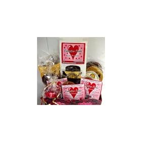 Large Vegan/Made Without Wheat or Gluten Valentines Day Gift Basket