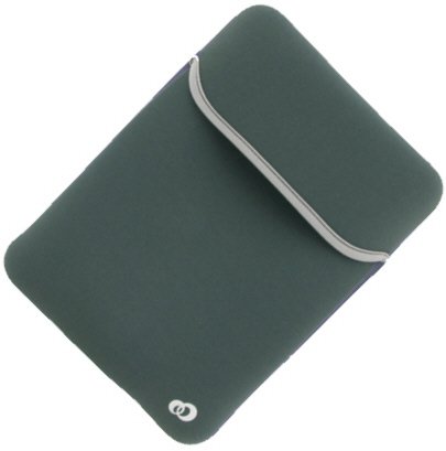 - Gray *Thin-Form-Factor* Sleeve Cover Carrying Case for AT&T Sprint T-Mobile Verizon or Unlocked No-Contract Un-Locked Android Tablet Samsung Galaxy Tab P1000 (+ 1pc Name TAG) — Best Seller on Amazon!
