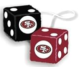San Francisco 49ers Fuzzy Dice