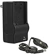 Nikon Coolpix S210, S520, S600 - Replacement Battery Charger (Incl. Car and European Plug Adapters)