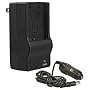 Nikon Coolpix S210, S520, S600 - Replacement Battery Charger (Incl. Car and European Plug Adapters)