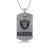 Oakland Raiders Pendant Sports Tag Necklace - Official