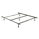 Adjustable Full Queen Sturdy Metal Bed Frame w  Glides By Fashion Bed Group by Fashion Bed Group