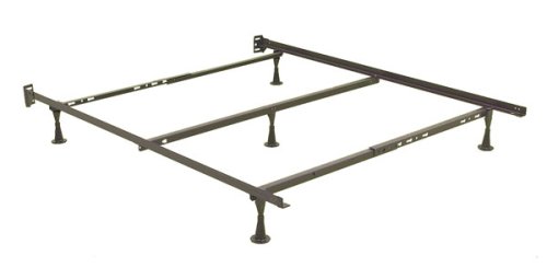 Adjustable Full/Queen Sturdy Metal Bed Frame w/ Glides By Fashion Bed Group