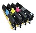 4 Toner Cartridge Set for Xerox 6121 6121D 6121N Brand New