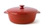 Calphalon Ceramic Cabernet 3 Quart Covered Round Casserole with Lid