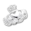 Sterling Silver Solid Claddagh Ring