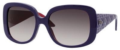Dior EWL Purple Lady Lady1 Square Sunglasses