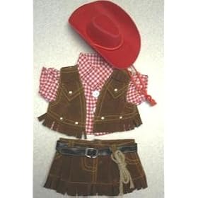 Cowgirl Outfit That Fits Webkinz and 8 Make Your Own Stuffed Animals by Toy Outlet