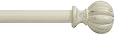 Kenney Rachel Window Curtain Rod, 28 to 48-Inch, Antique White