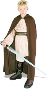 Hooded Jedi Robe Costume Accessory - Medium