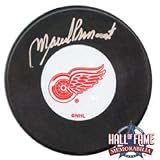 Marcel Pronovost Autographed/Hand Signed Detroit Red Wings Logo Hockey Puck