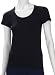 ESPRIT Co/ Ly Scoop N29920 Damen Shirts/ T-Shirts, Gr. 38 (M)Schwarz (black001)