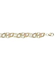 Black Hills Gold Jewelry by Coleman Delicate 7 3/4 Inch Gold Bracelet