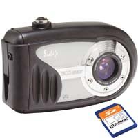 Sealife SL321 ECOshot 6.0MP Digital Camera with 4x Digital Zoom (Rated to 75') with 1 GB SD Card