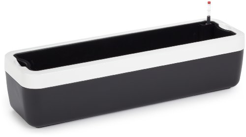 Emsa 506624 myBox Blumenkasten 75 cm anthrazit/wei&szlig;