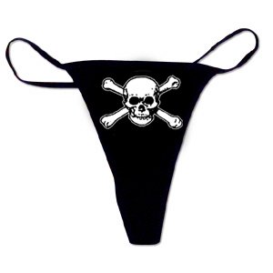 Pirate Thong Panties Skull & Bones 2 312U34GOgCL Pirate Thong Panties Skull & Bones 2