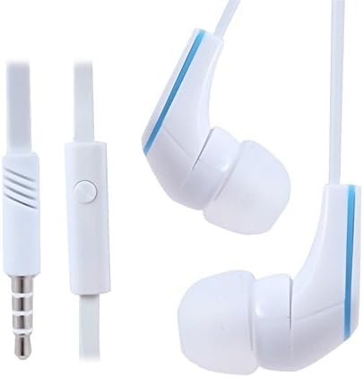 CELLTRONIX® In-Ear Earbuds Earphones Headset Flat Cable Earbuds with Microphone for iPhone 6/6s/6 Plus/6s Plus/ 5/5c/5s, iPad/iPod, Android Smartphone MP3 Players , with 3ft Lightning Cable (White)