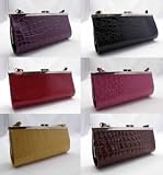 Leather Emporium Ladies Designer Inspired Clutch Prom Evening Bag Hbf01