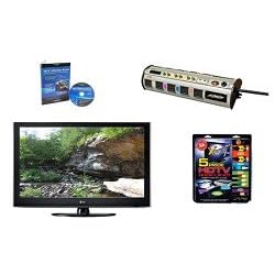 LG 42LH55 HDTV + High-performance Hook-up Kit + Power Protection + Calibrationt