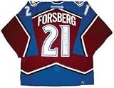 Peter Forsberg Autographed/Hand Signed Pro Jersey (Colorado Avalanche)
